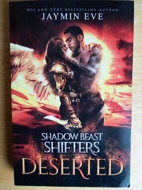 **NEW & OOP** Deserted by Jaymin Eve, Shadow Beast Shifters, Book 4, Model Cover